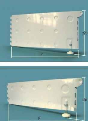 estantes blancos metalicos